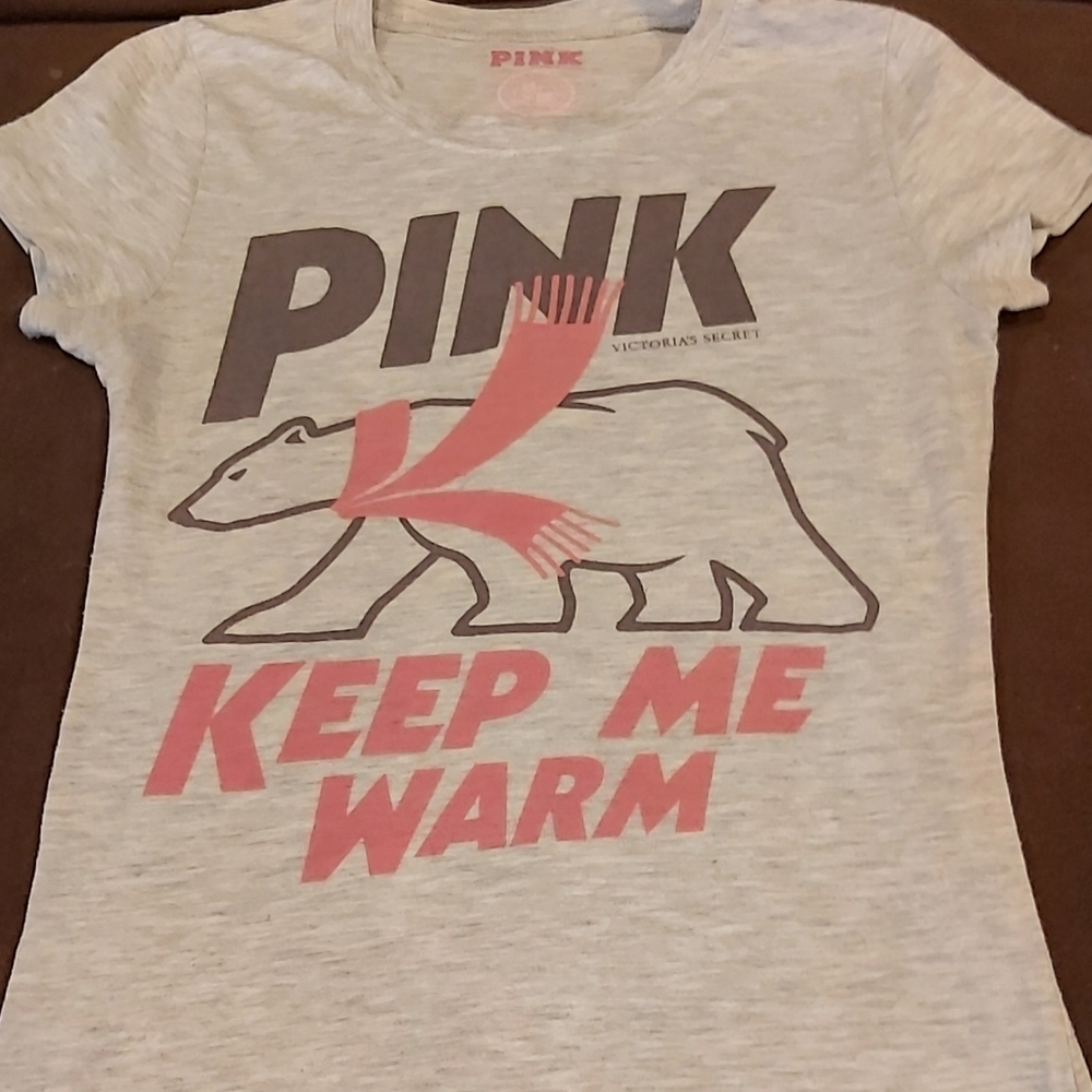 Women's Pink graphic T shirt